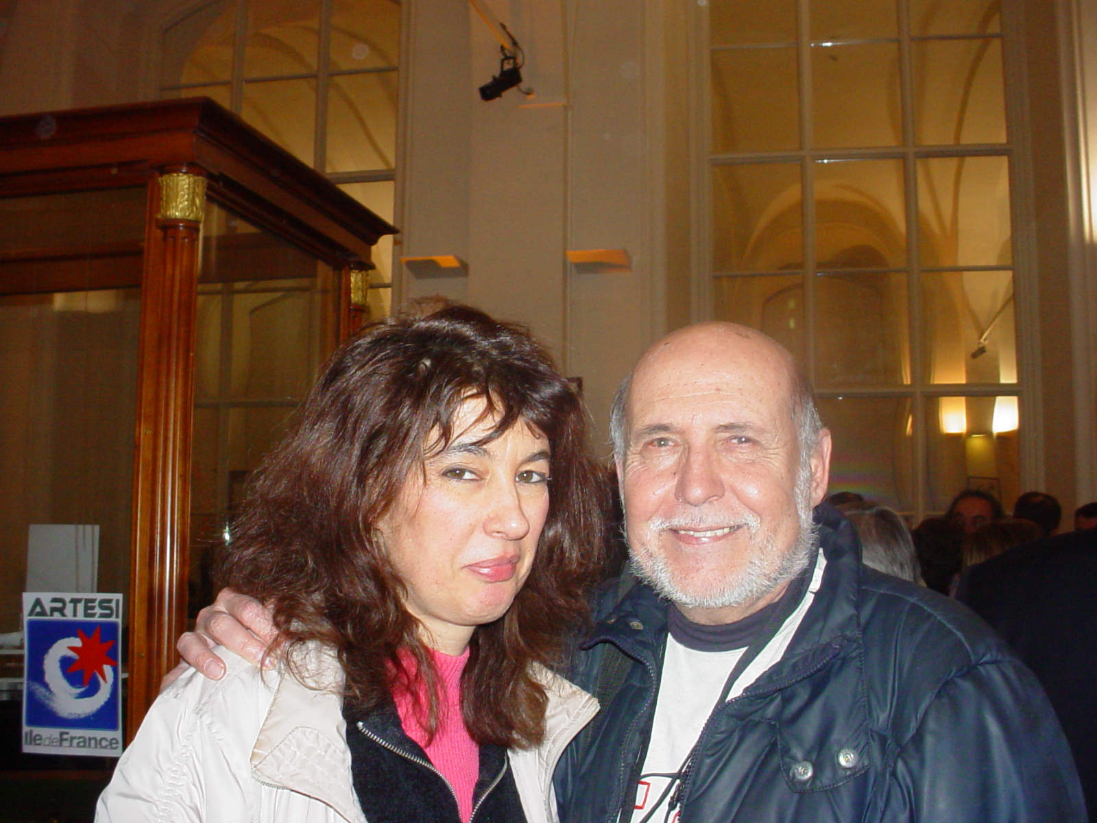 Sophie Lavaud et Fred Forest &copy; Christian Scherer