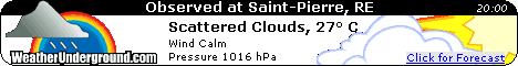 Click for Saint Denis, Reunion Island Forecast