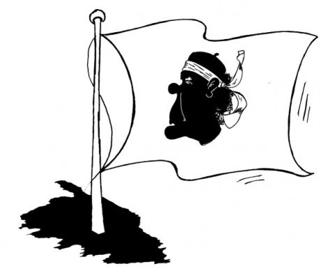 Drapeau à tête de Kadhafi - JPG - 22 ko