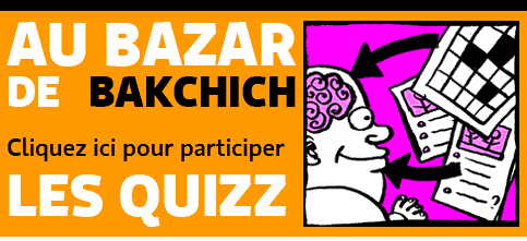 La page des quizz de Bakchich