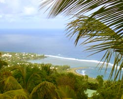 Vue sur le littoral