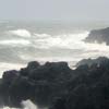 houle sur la cote