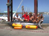 De gauche droite, Guillaume Tarbez, Cdric Richard, un ami, Daniel Kilian et Philippe Compin