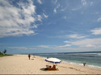 La plage de Boucan Canot  Saint-Gilles