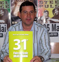 Daniel Gonthier maire de Bras-Panon