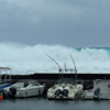 houle sur le port