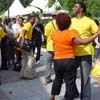 danse sur le parvis