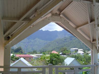 Vue sur les sommets