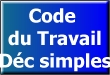 Site Lgifrance CODE DU TRAVAIL Dcrets simples